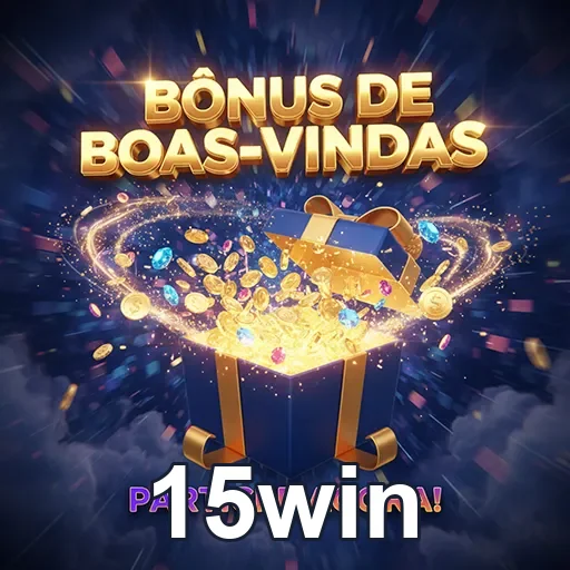 Imagem de smartphone exibindo app rápido de casino online na 15win